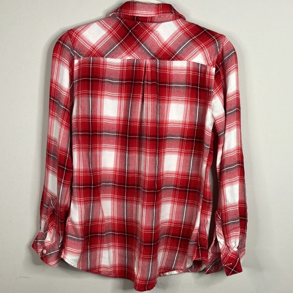Rails red and white plaid button down - Picture 3 of 8